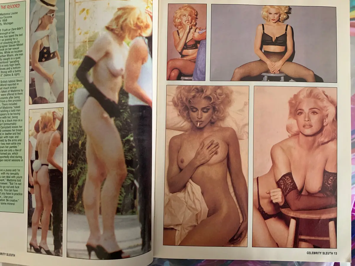 Madonna - Celebrity Sleuth Adult Magazine 90S 2