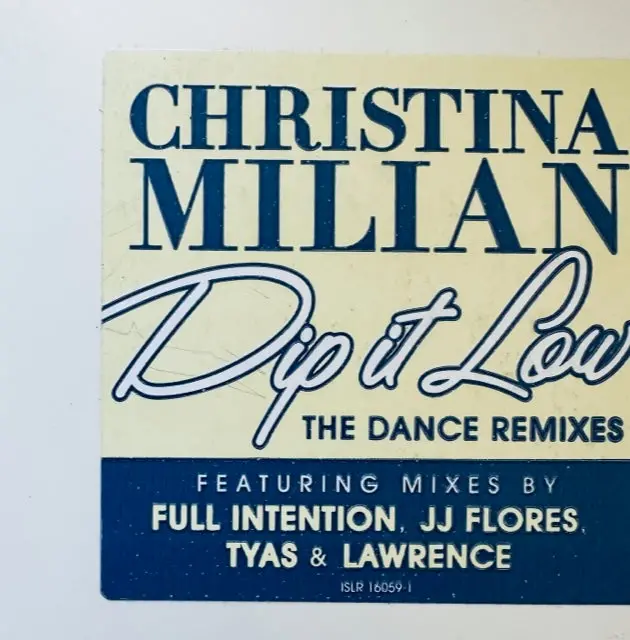 Christina Milian - Dip It Low: The Remix 2Xlp 12" Single Promo Lp Vinyl - Used 1