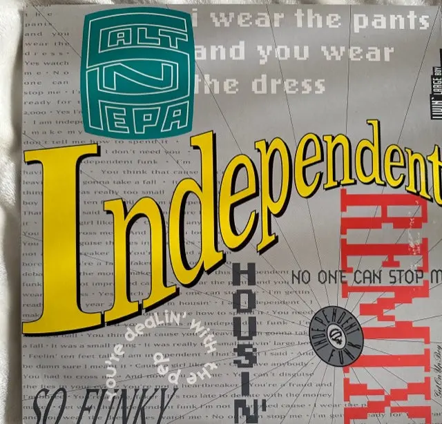 Salt-N-Pepa - Independence  12" Single Lp Vinyl - Used 1
