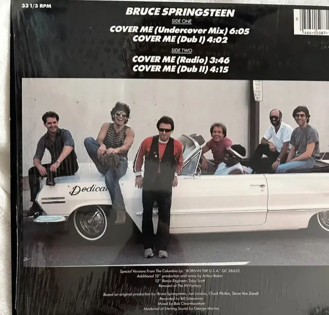 Bruce Springsteen - Cover Me 12" Single (Mixes) Lp Vinyl - Used 2