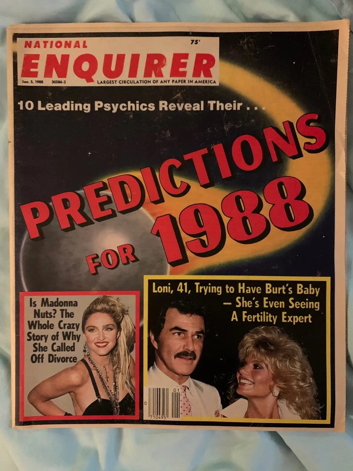 Madonna - National Enquirer Magazine/Paper 1988 1