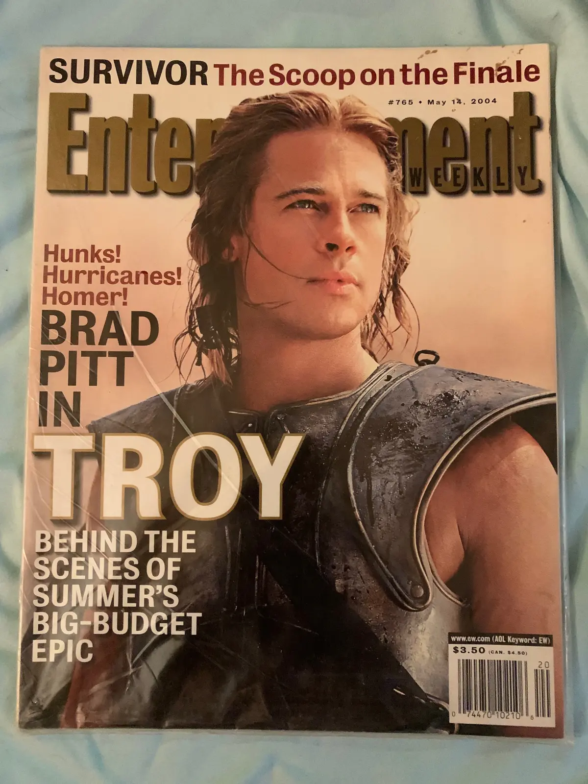 Brad Pitt - Entertainment Weekly - Troy 2004 1