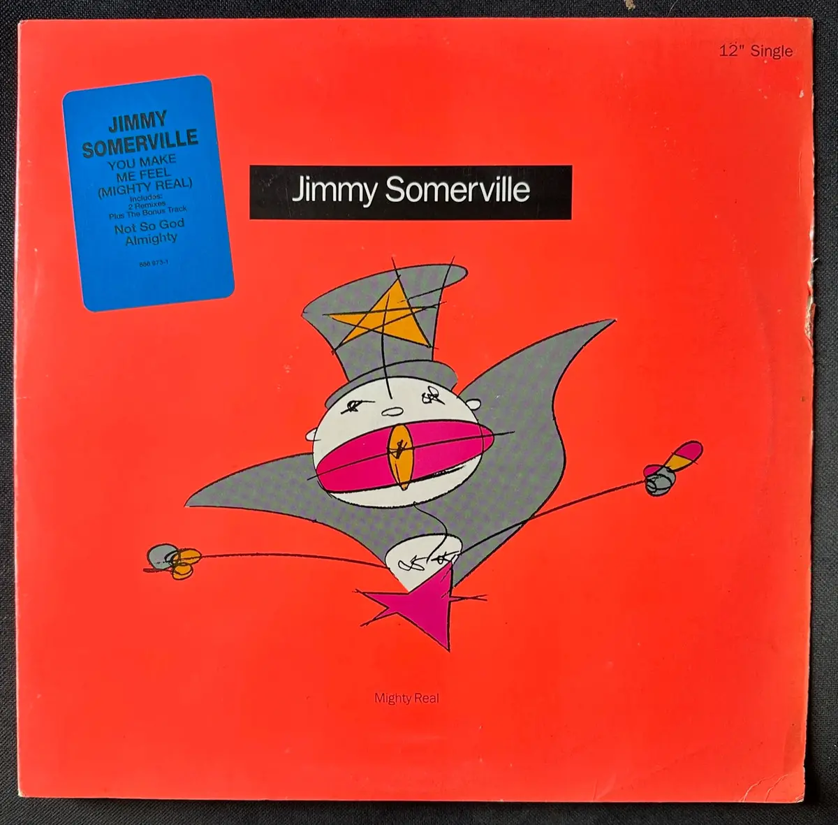 Jimmy Somerville - Might Real (Us  Promo 12" Single) Lp Vinyl - Used 1