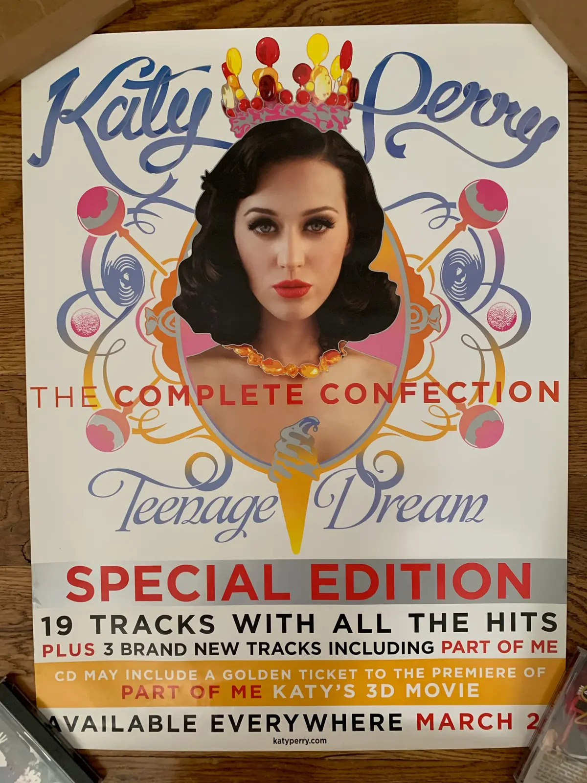 Katy Perry - Teenage Dream Promotional Official Poster - 1