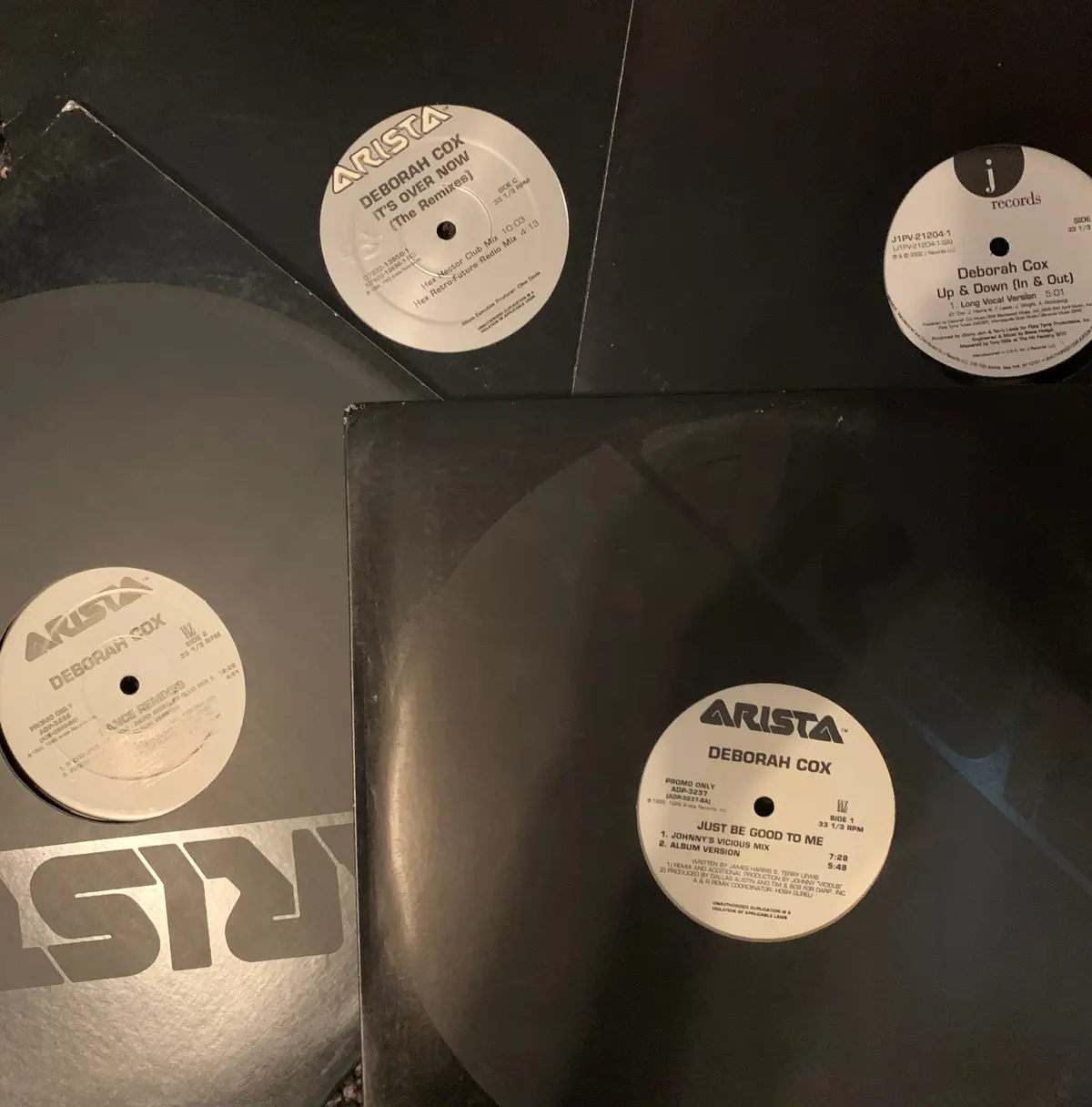 Deborah Cox - 4 Promo 12"  Lp Vinyl Set (Remixes Hex Hector, Jr.Vasquez, David Morales++ 1