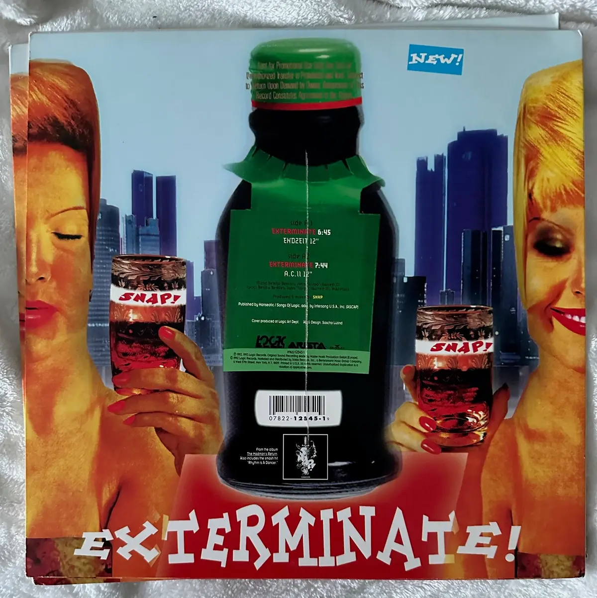 Snap! Featuring Niki Haris - Exterminate! 12" Lp Vinyl (Autographed!) - Used 2