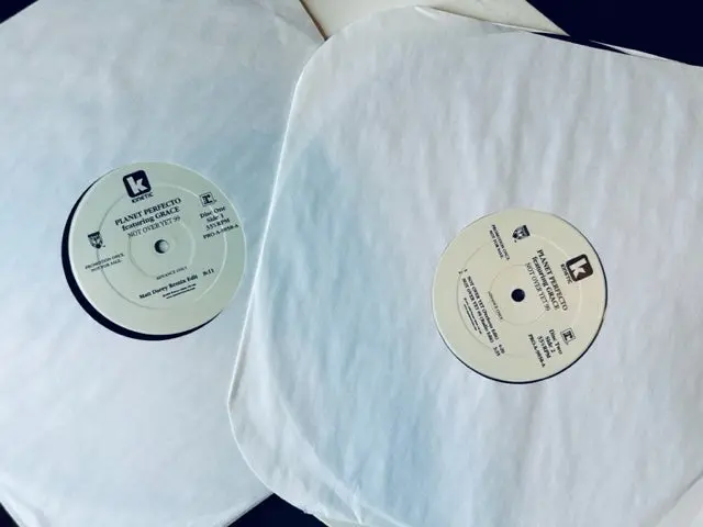 Perfecto Ft: Grace - Not Over Yet '99 (2X12" Promo Only) Lp Vinyl - Used 2