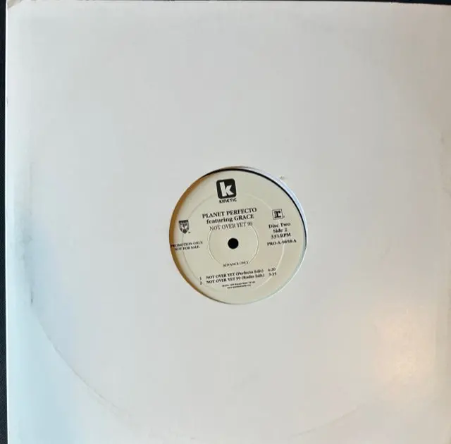 Perfecto Ft: Grace - Not Over Yet '99 (2X12" Promo Only) Lp Vinyl - Used 1