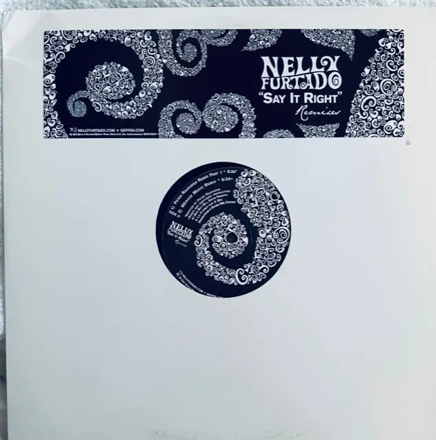 Nelly Furtado - Say It Right (Remixes)  12"  Single Lp Vinyl - Used 1