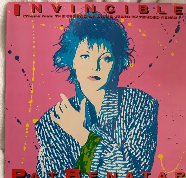 Pat Benatar - Invincible  12" Single Lp Vinyl (In Cellophane)   - Used 1