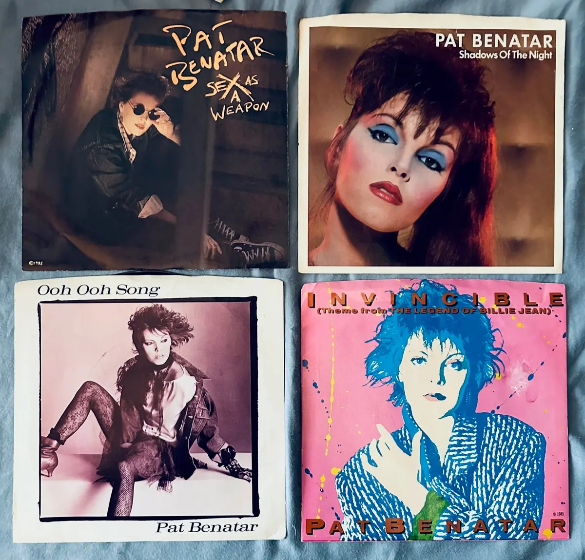 Pat Benatar - Set Of 4 Original 80S 45 Records (Lot 1) - Used 1