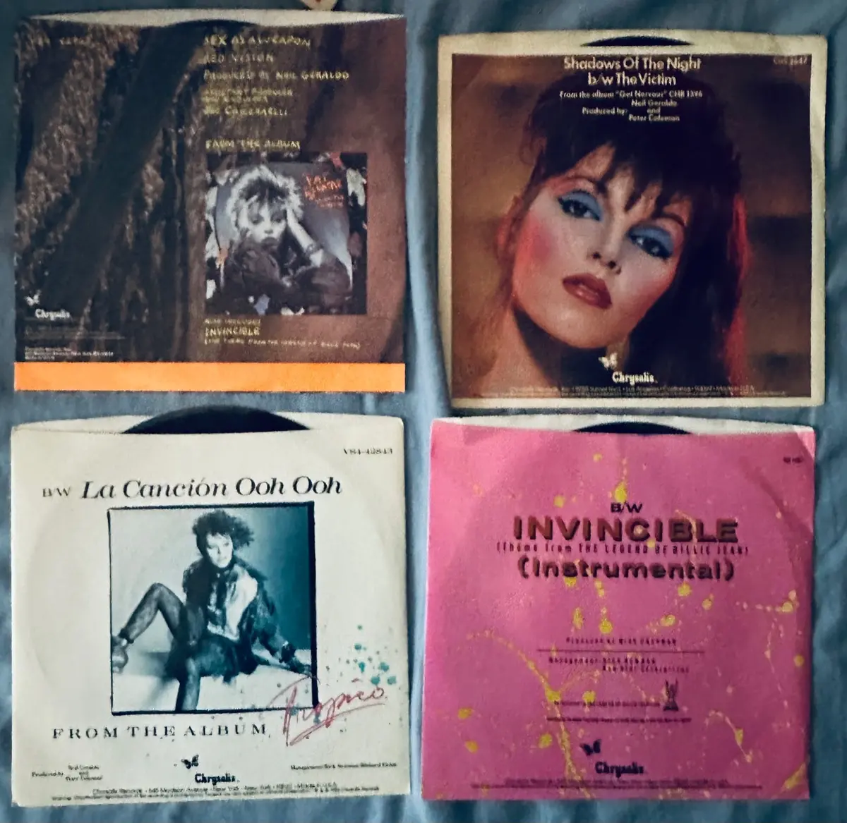 Pat Benatar - Set Of 4 Original 80S 45 Records (Lot 1) - Used 2