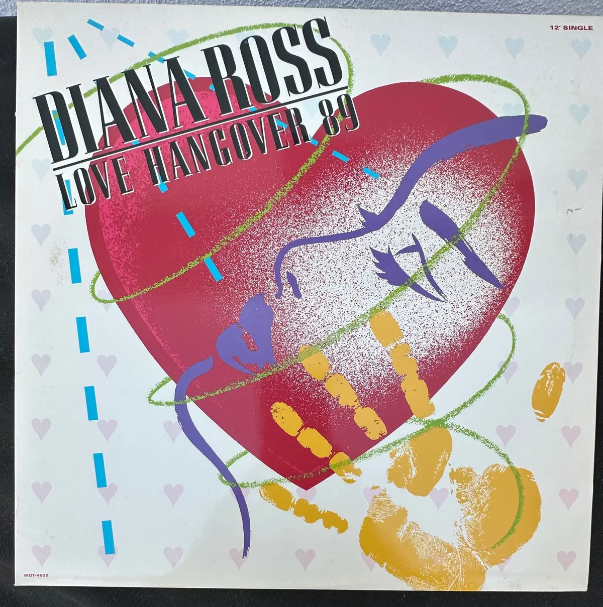 Diana Ross - Love Hangover '89 12" Single -Lp Vinyl - Used 1
