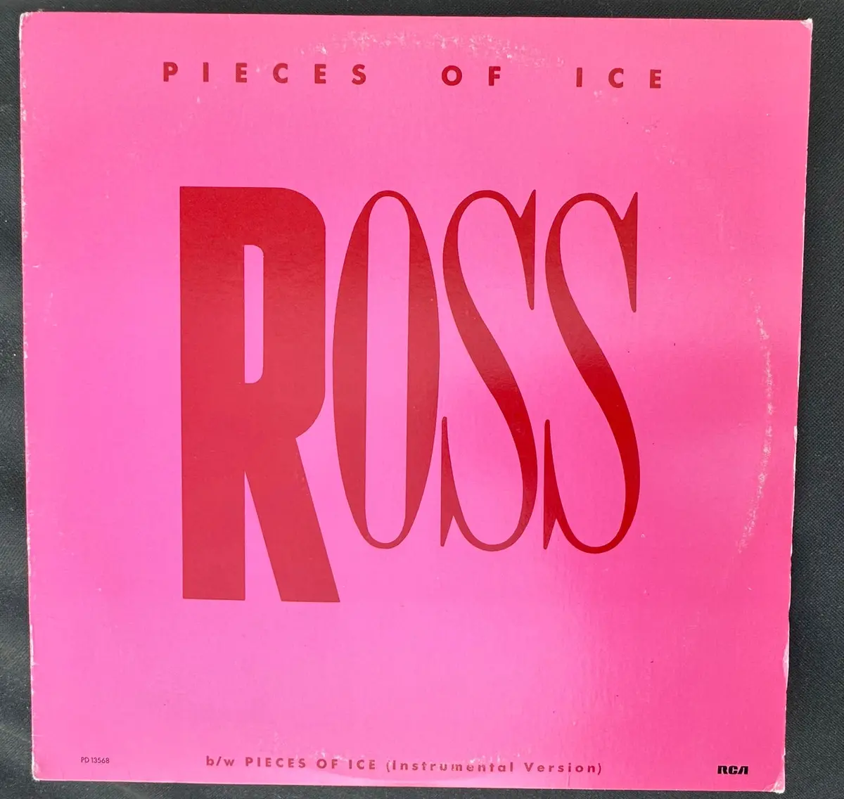 Diana Ross -- Pieces Of Ice - 12" Single Lp Vinyl - Used 1