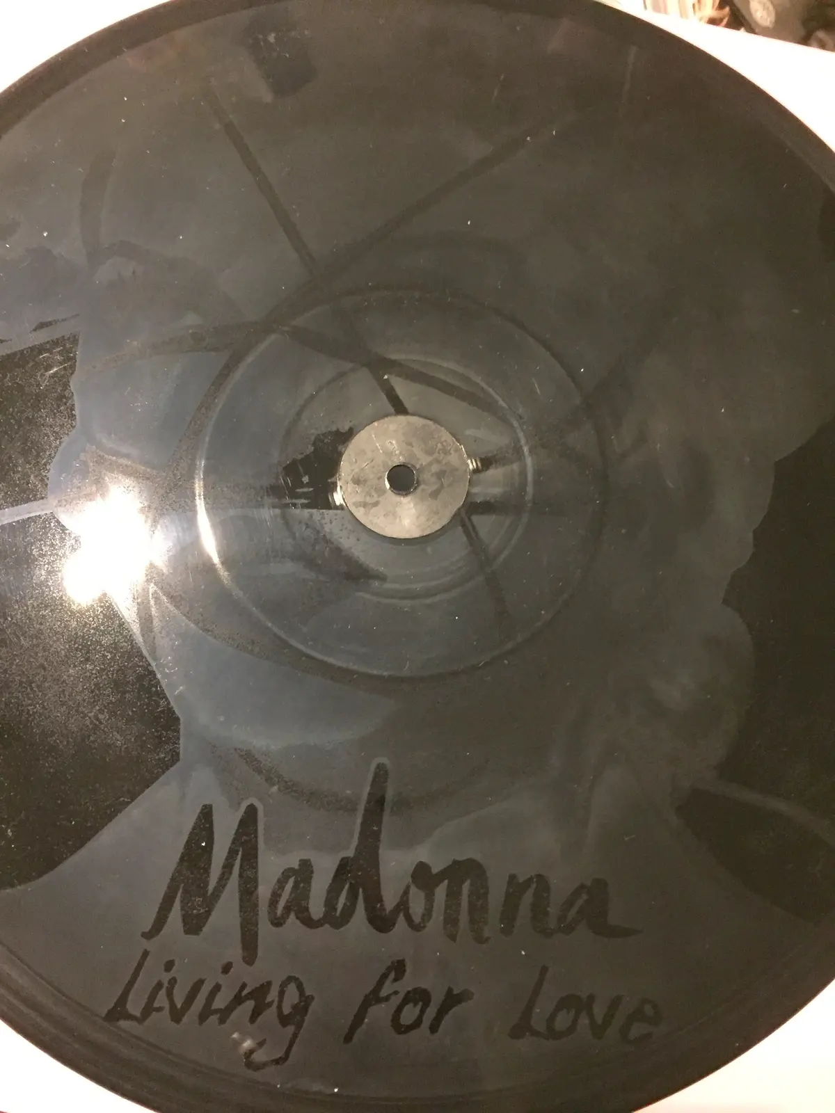 Madonna - Living For Love 12" Import Etched Vinyl 2