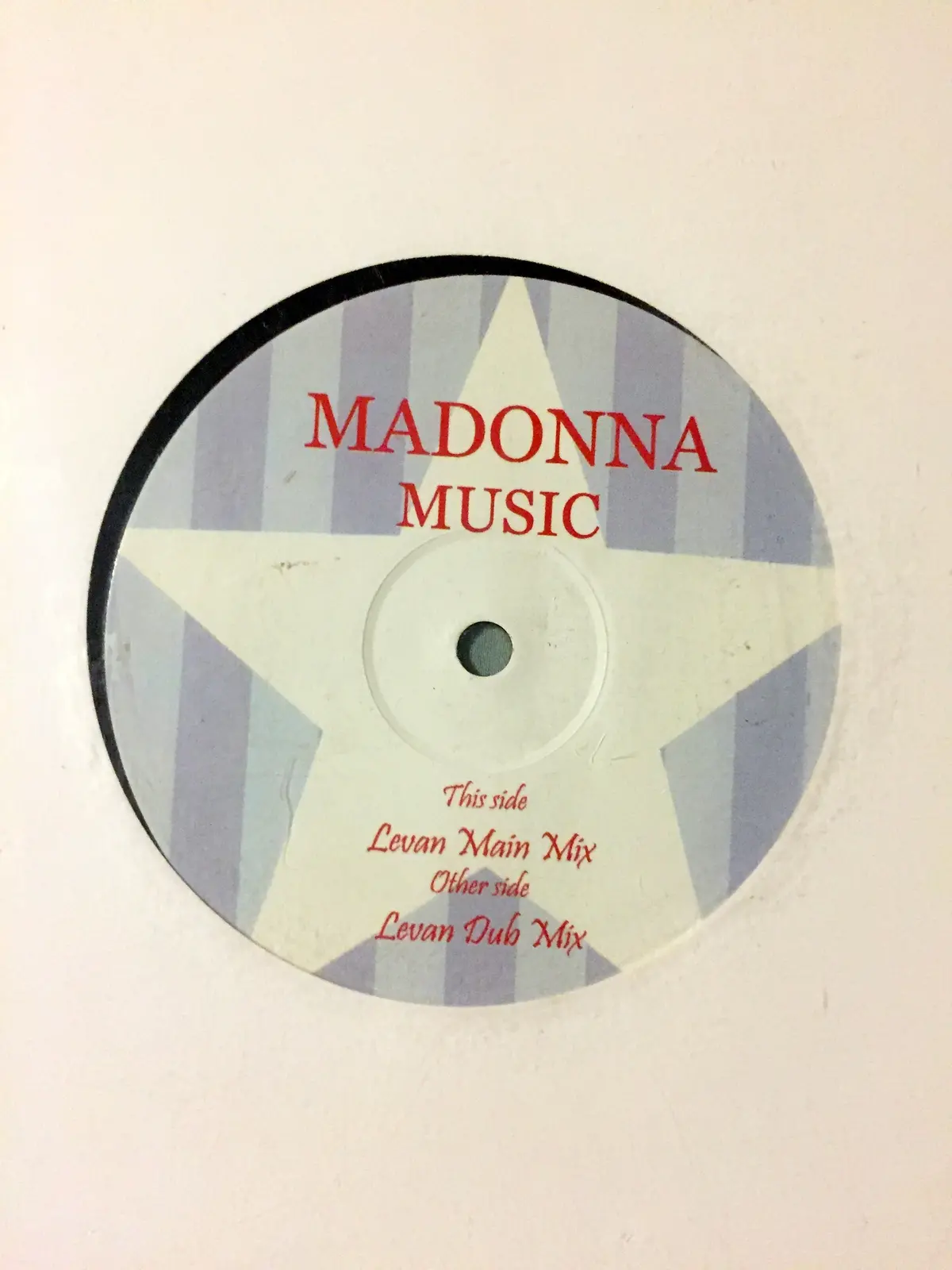 Madonna - Music 2005 White Label Levan Remixes  12" Vinyl Lp 1