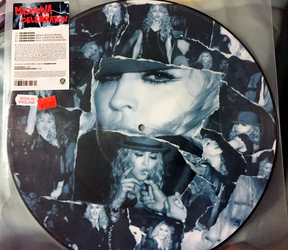 Madonna - Celebration 12" Picture Disc Remixes Lp Vinyl 1