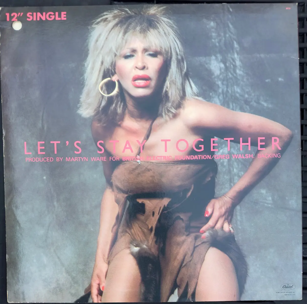 Tina Turner - Let's Stay Together 12" Single - Lp Vinyl (Promo) Used 2