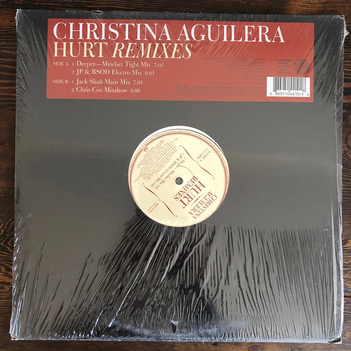 Christina Aguilera ‎- Hurt (Remixes) - Lp Vinyl - New 1