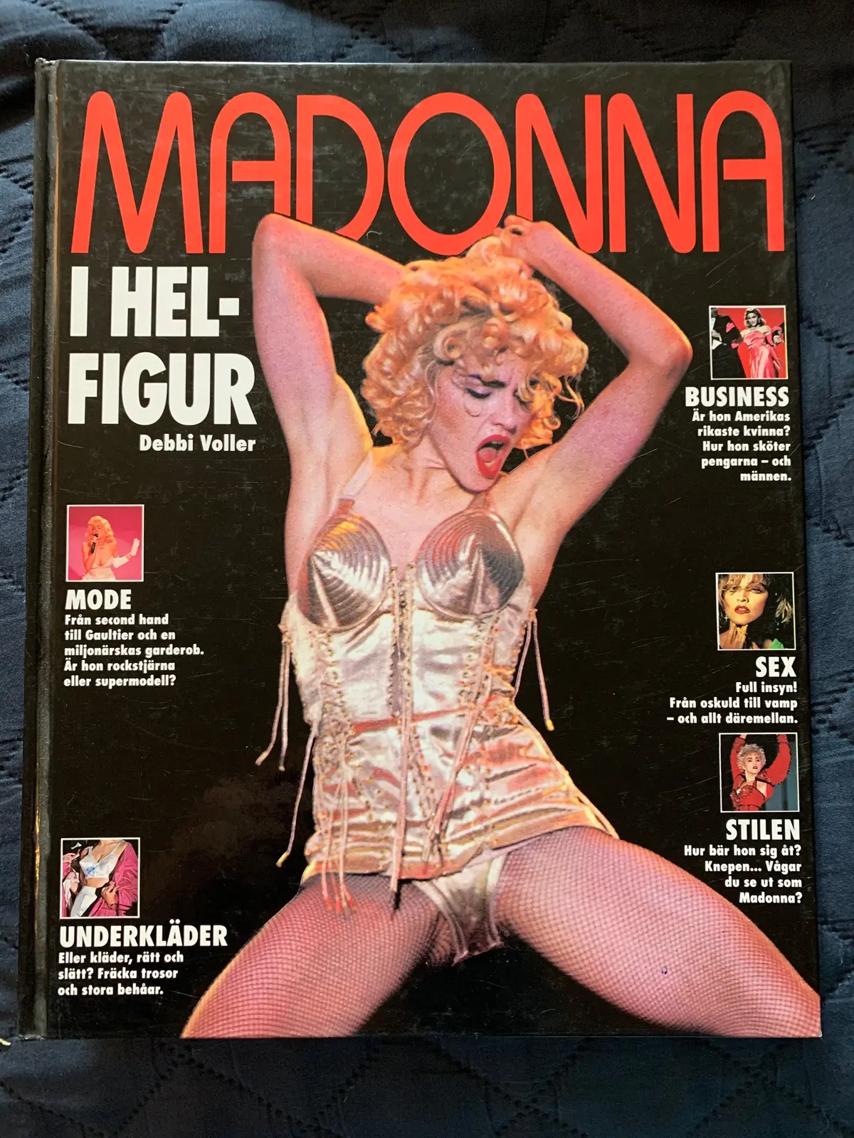 Madonna - The Helfigur (In Full Figure) -By Debbi Voller-Swedish Book Hardcover 1