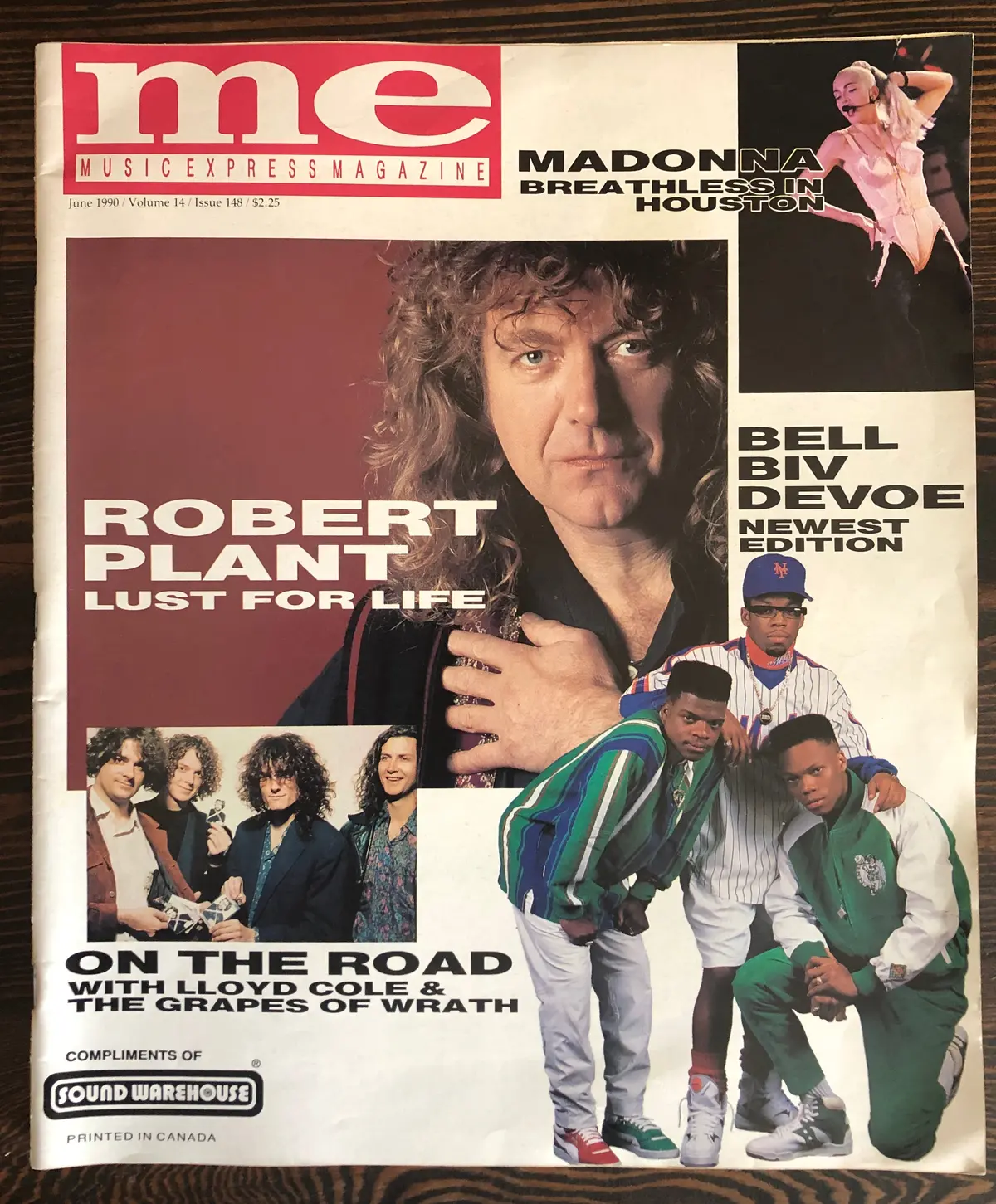 Madonna - "Me" Music Express Magazine 1990 Blond Ambition - Used 1