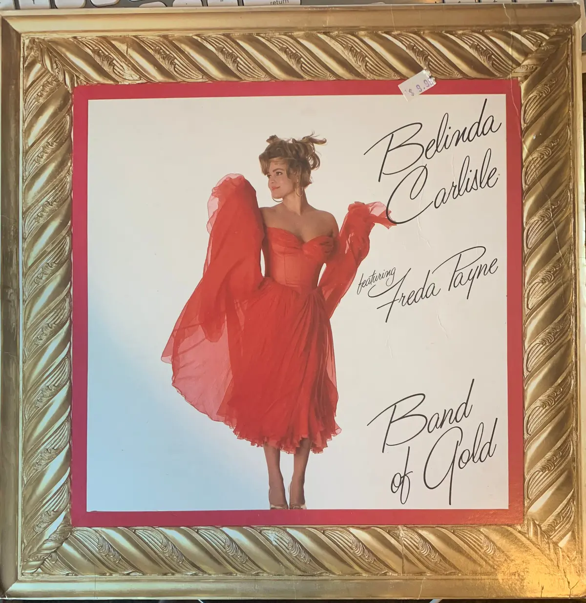 Belinda Carlisle - Band Of Gold (Gold Vinyl) Used 12" Remix Lp Vinyl (Crease) 1