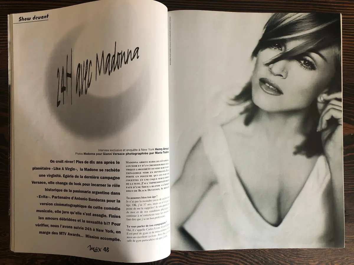 Madonna - Max French Magazine 1995 - Used 2