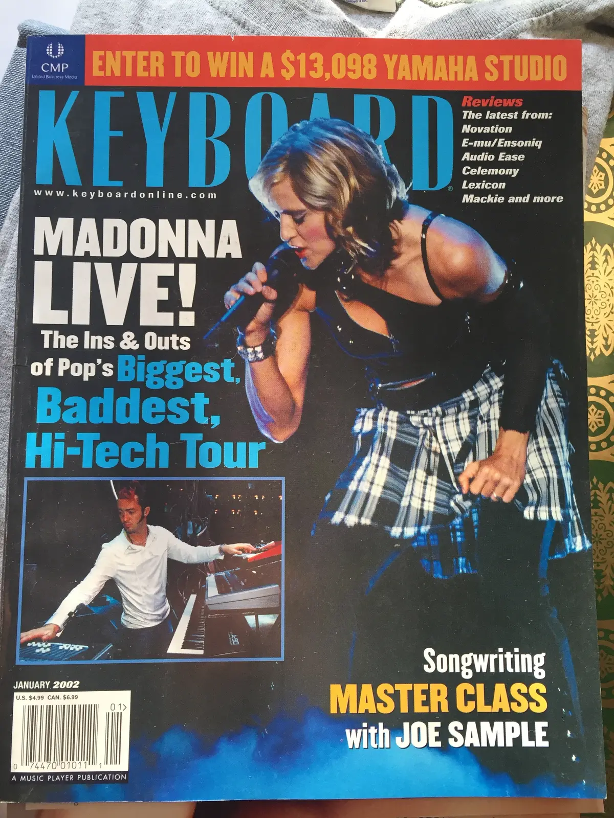 Madonna - Keyboard Magazine 2002 1