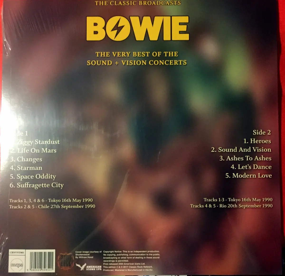 David Bowie -- Under The Moonlight On White Vinyl -New Lp 2