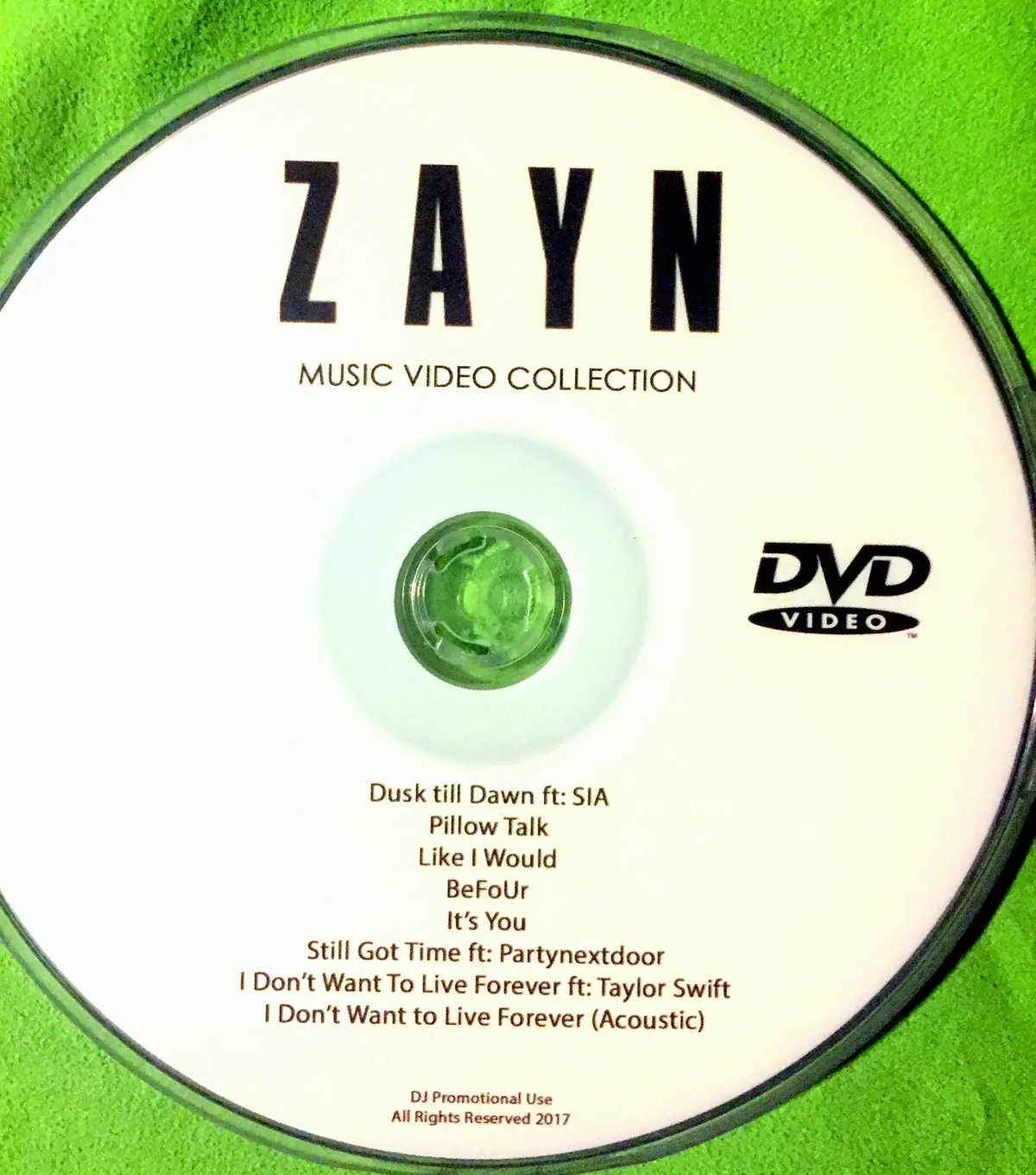 Zayn Malik - Dvd Music Video Collection (Ntsc) 1