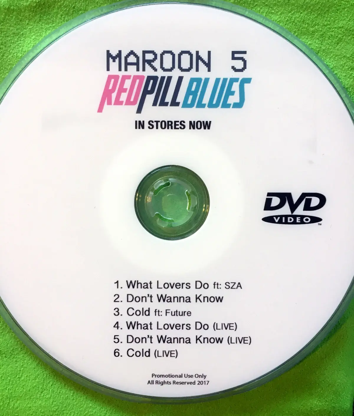Maroon 5 Dvd Single Red Pill Blues 1