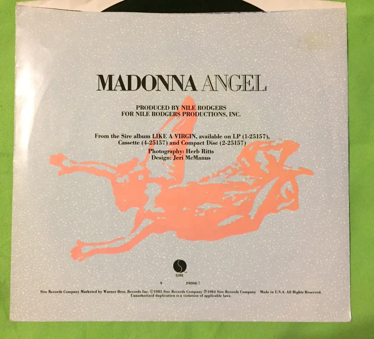 Madonna - Angel 7" Vinyl - Used 2