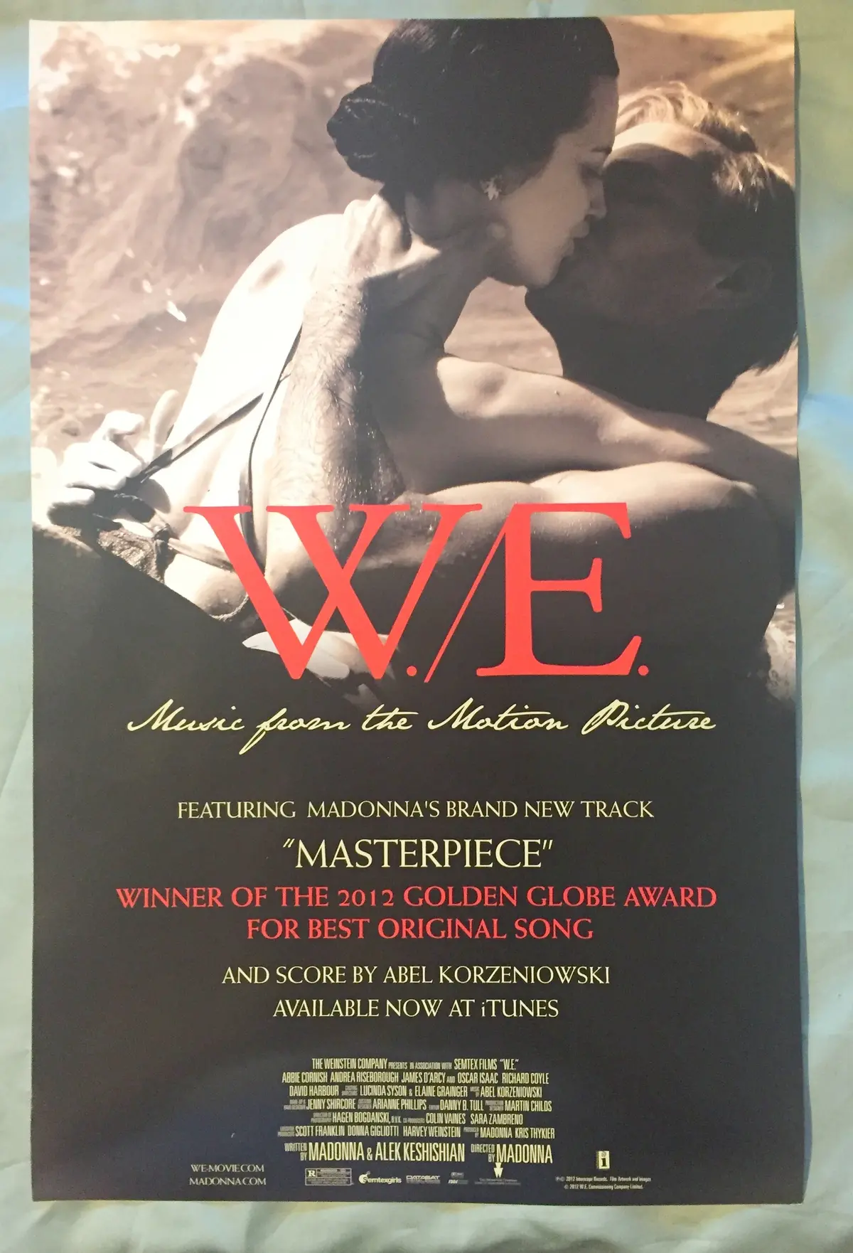 Madonna  - Promotional Poster W./E. Music From The Film Poster. 1