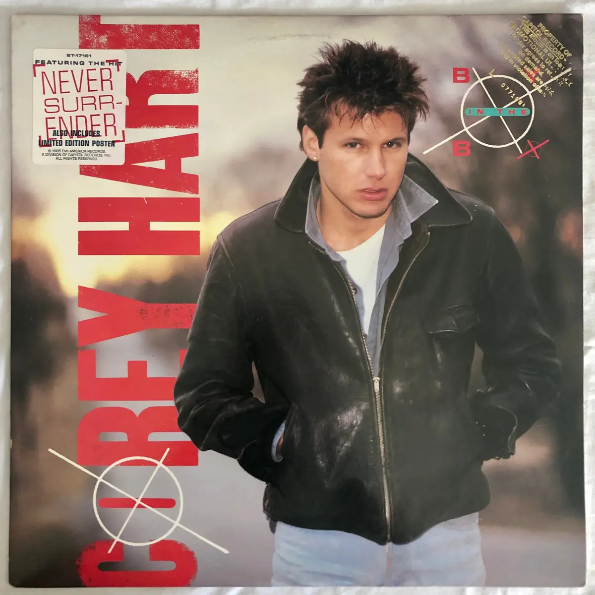 Corey Hart ‎– Boy In The Box - Promo Lp Vinyl - Used 1