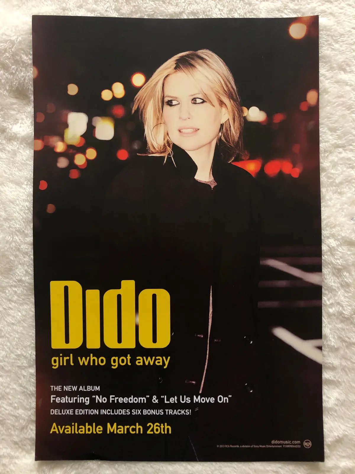 Dido - Girl Who Got Away - Double Sided Promo Poster 1