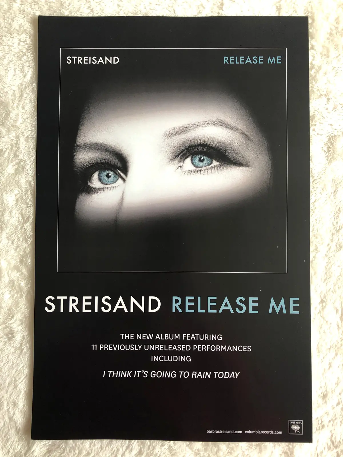 Barbara Streisand - Release Me - Promo Poster 1