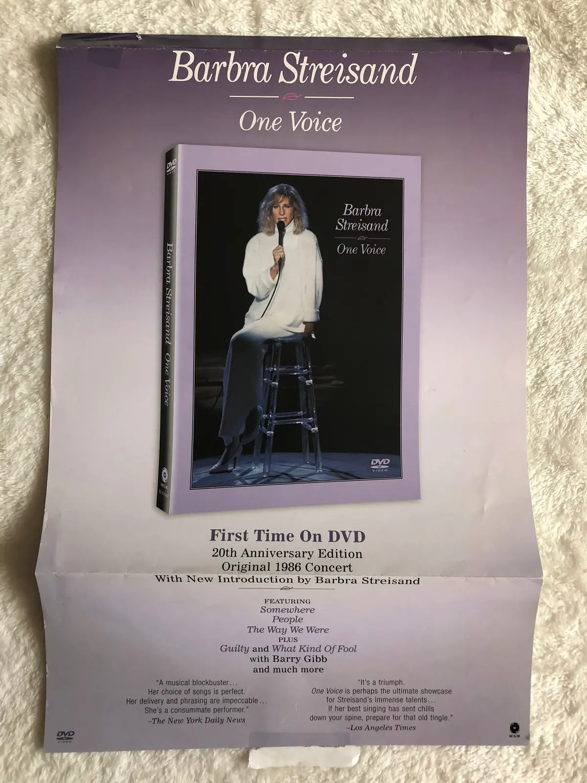 Barbara Streisand - One Voice - Promo Poster 1
