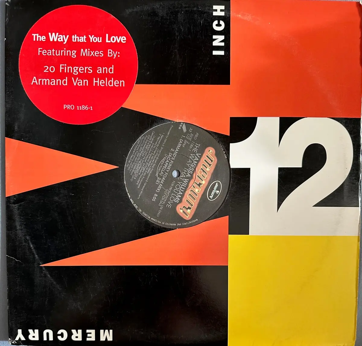 Vanessa Williams  - The Way That You Love (Us Promo Club Mixes 12" Single) Used 1