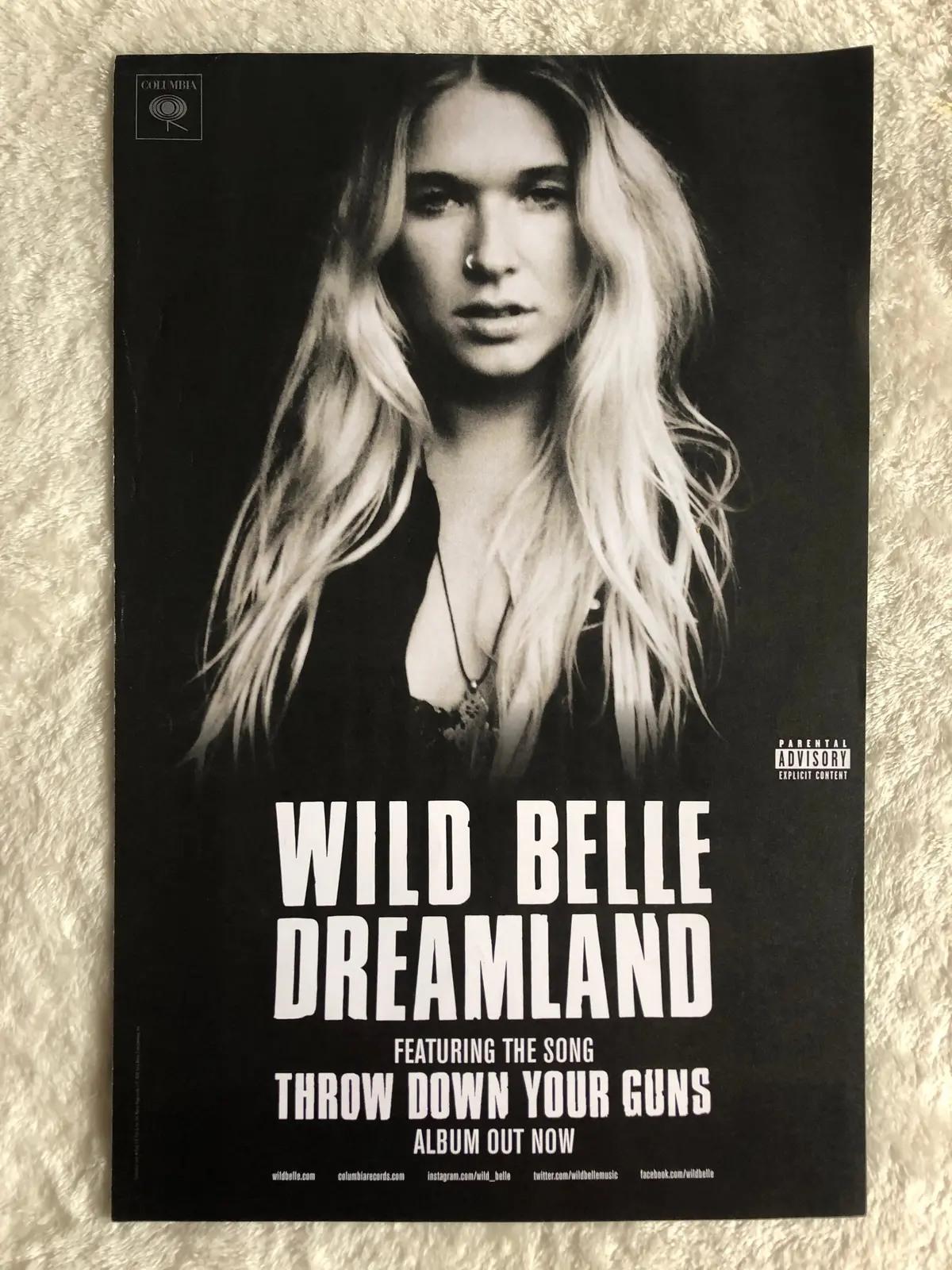 Wild Belle - Dreamland - Double Sided Promo Poster 1