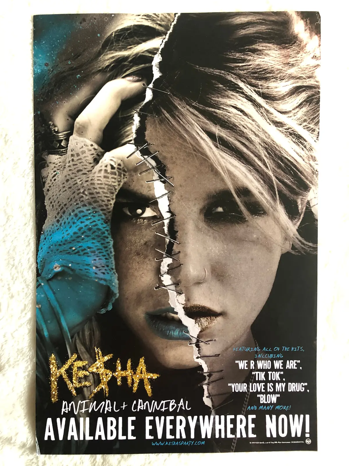 Ke$Ha (Kesha) - Animal + Cannibal - Double Sided Promo Poster 1