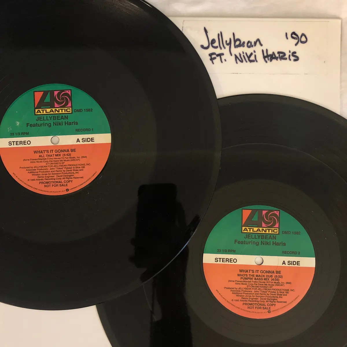 Jellybean Ft:  Niki Haris – What's It Gonna Be - 2 X Vinyl 12"  - Used 1