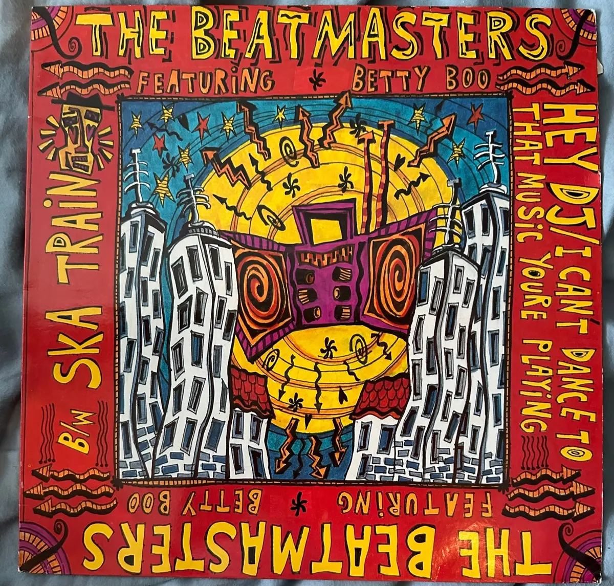 Betty Boo W/ The Beatmasters - Hey Dj / I Can't Dance.. 12" Single Lp Vinyl - Used 1