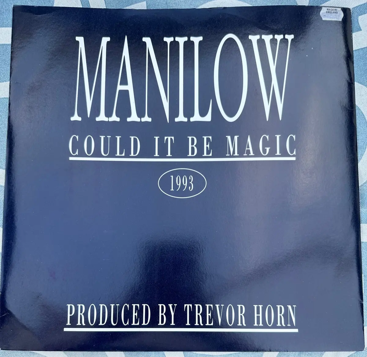 Barry Manilow - Could It Be Magic 1993  (Import 12" Single) Lp Vinyl - Used 1