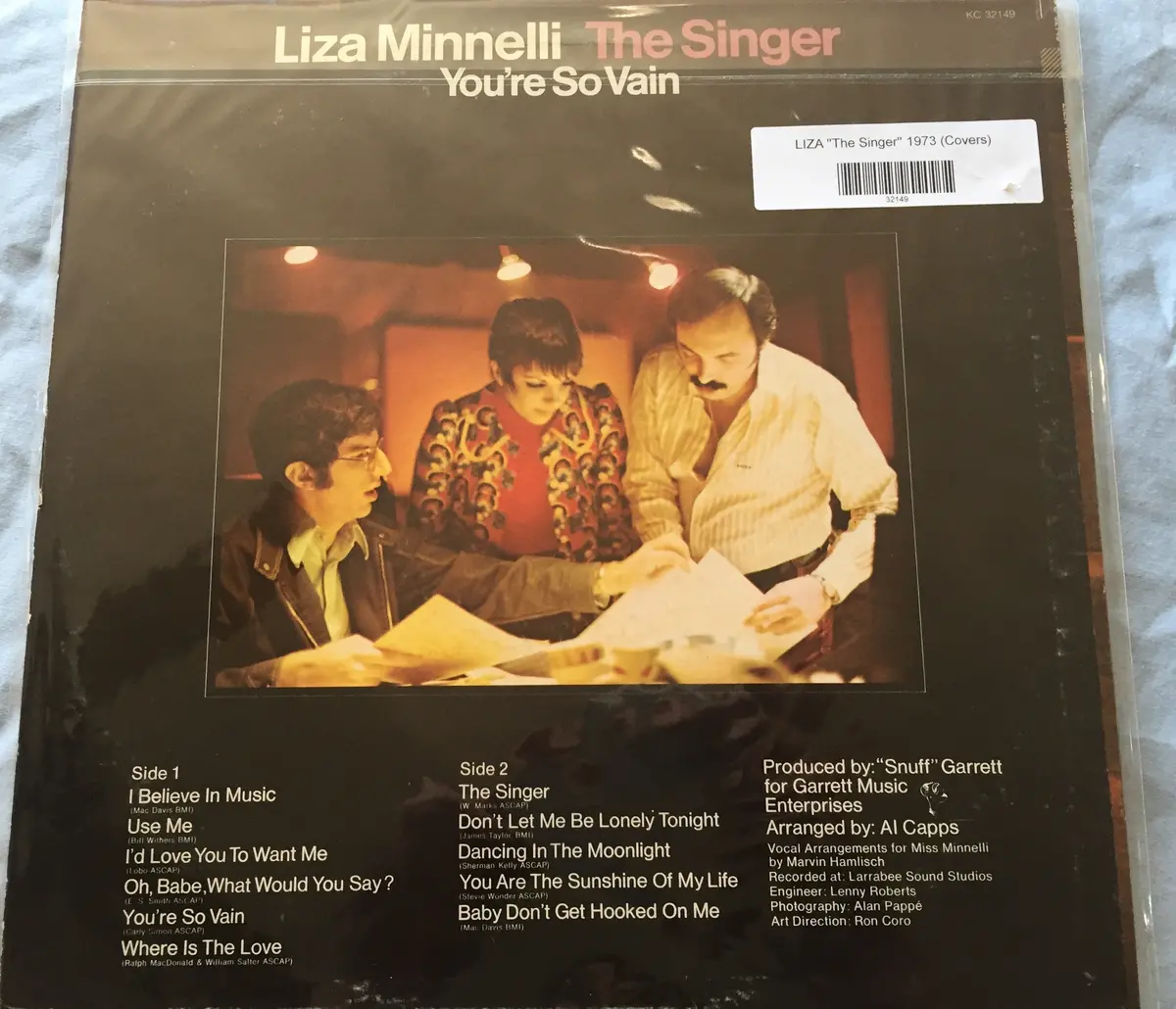 Liza Minnelli - The Singer (Original 1973 Lp) Used 2
