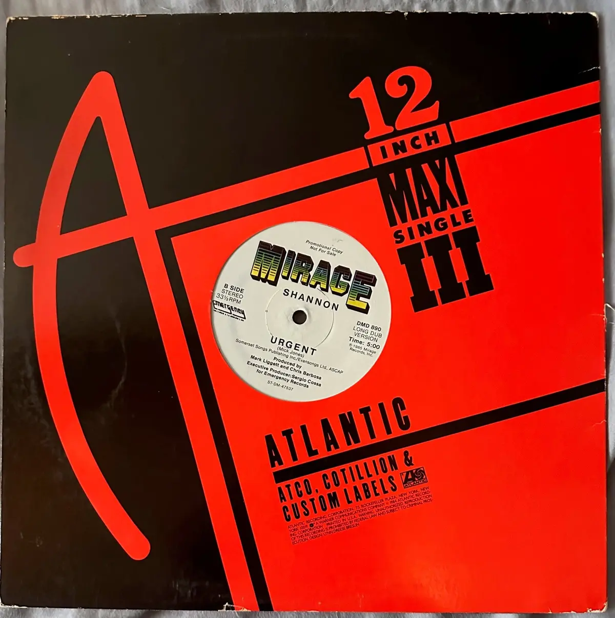 Shannon - My Hearts Divided -  12" Single  Lp Vinyl  - Used 1