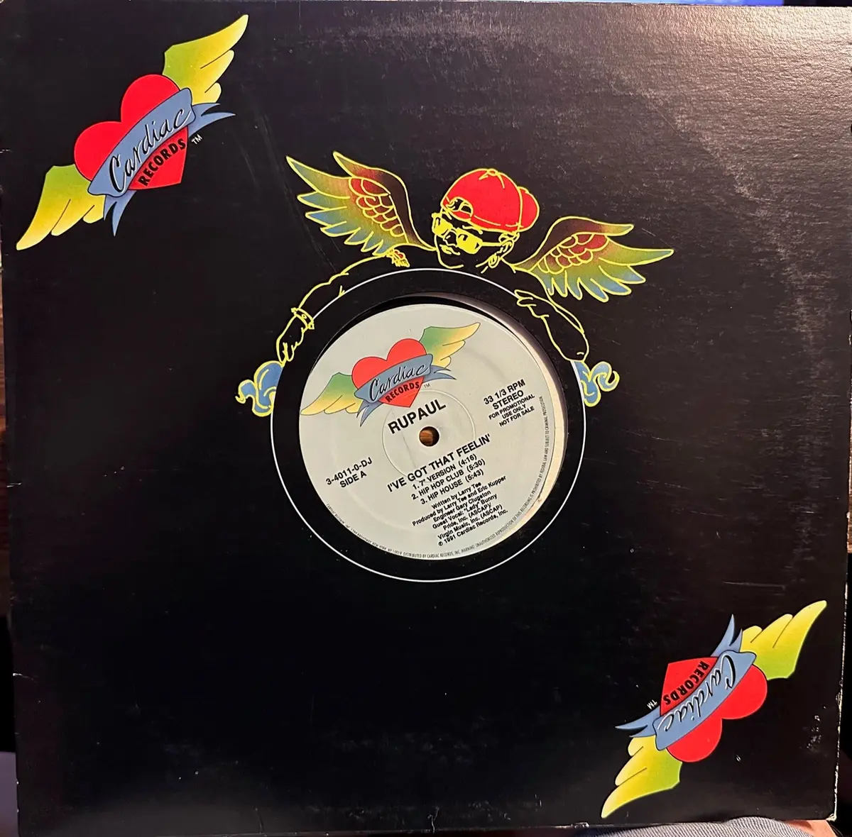 Ru Paul - I've Got That Feelin' (1991 Promo)  12" Single  Lp Vinyl  - Used 1