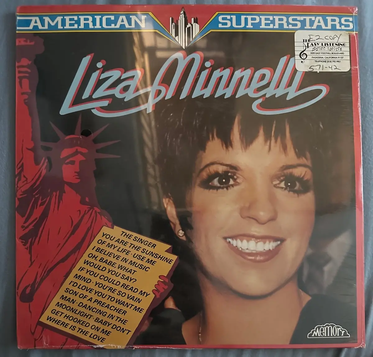 Liza Minnelli -  American Superstars Lp Vinyl - Used  /Sealed 1