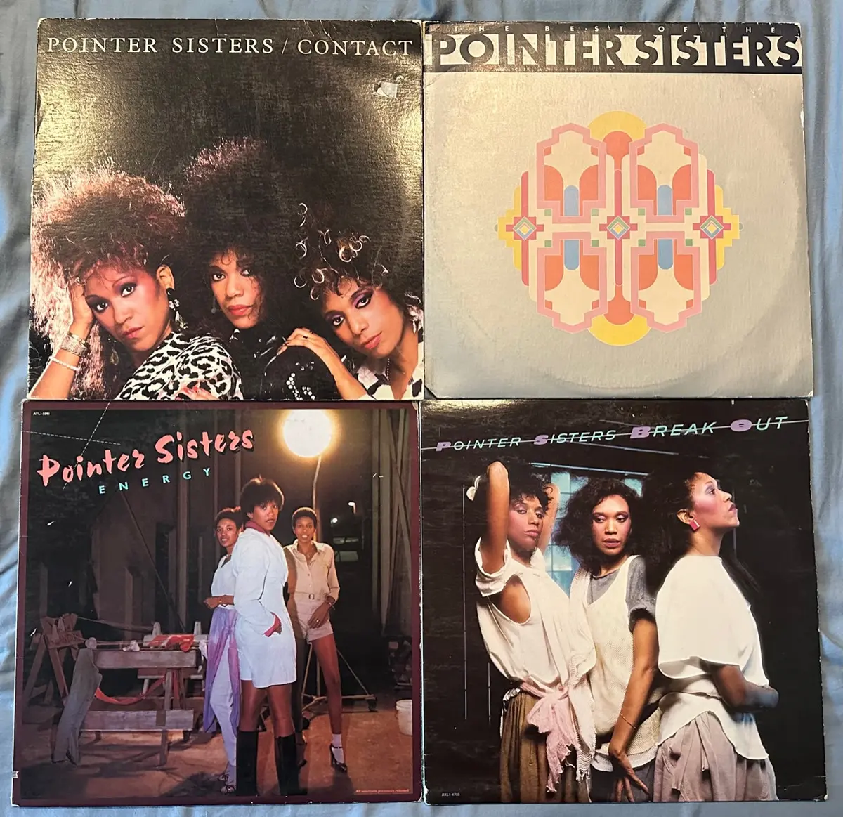 Pointer Sisters - Lot Of 4 Original 70- 80S Lp Vinyl - Used 1