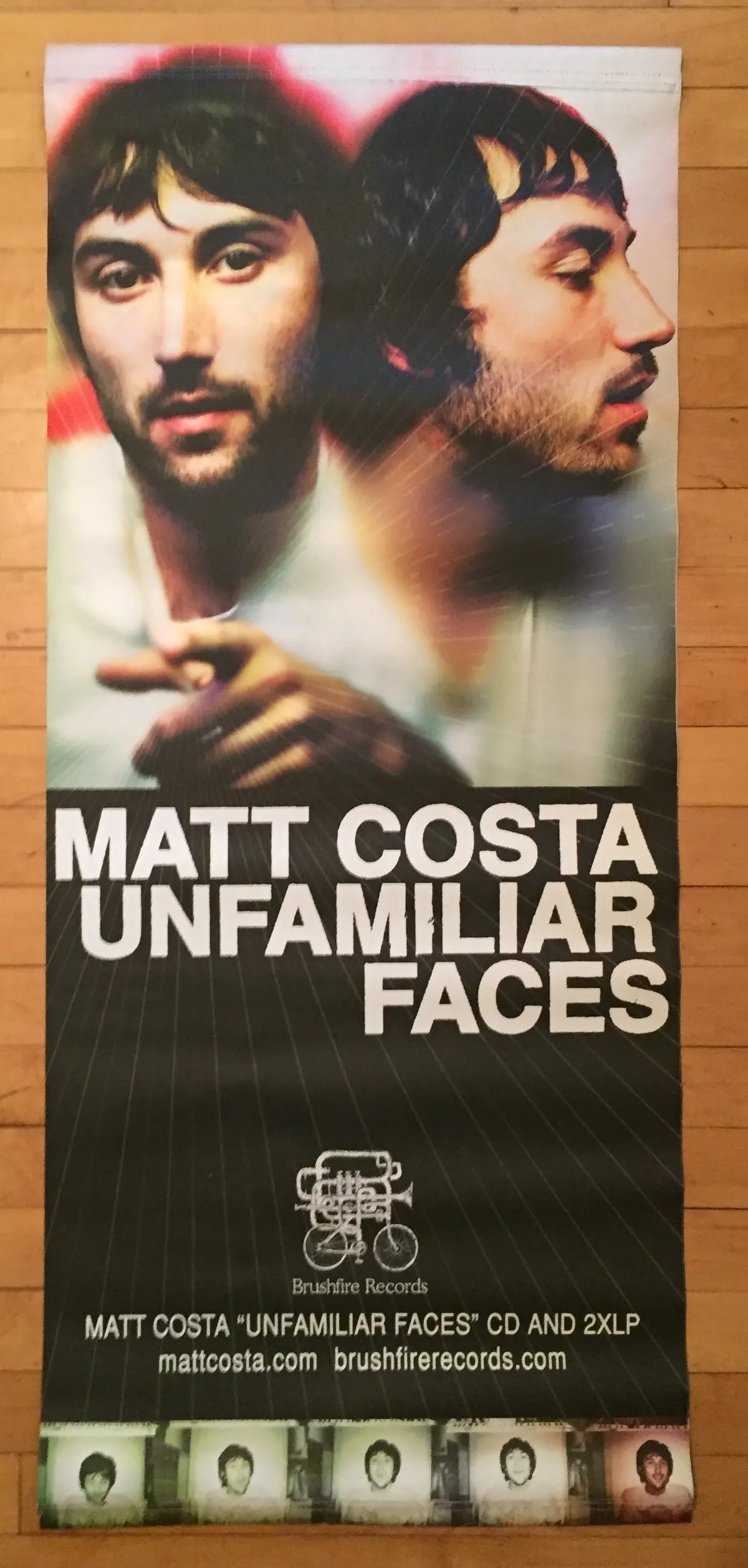 Matt Costa - Promo Banner Large "Unfamiliar Faces" 1