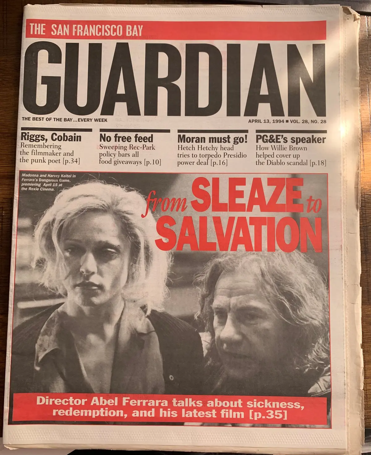 Madonna - 90S Magazine 2 Newspapers  - Dangerous Game 1